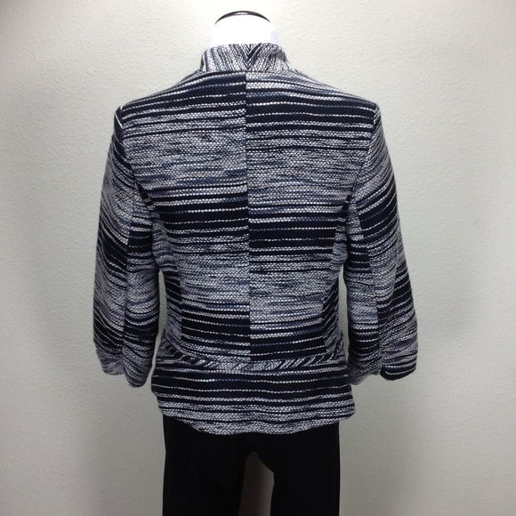 Democracy Black & Gray Peplum Blazer - Picture 5 of 8